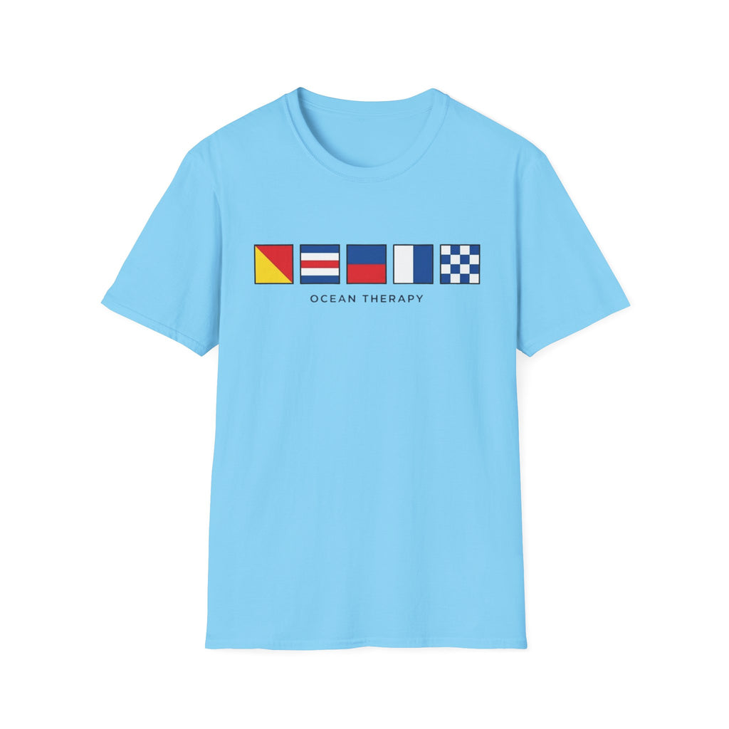 Ocean Therapy Nautical Flags T Shirt