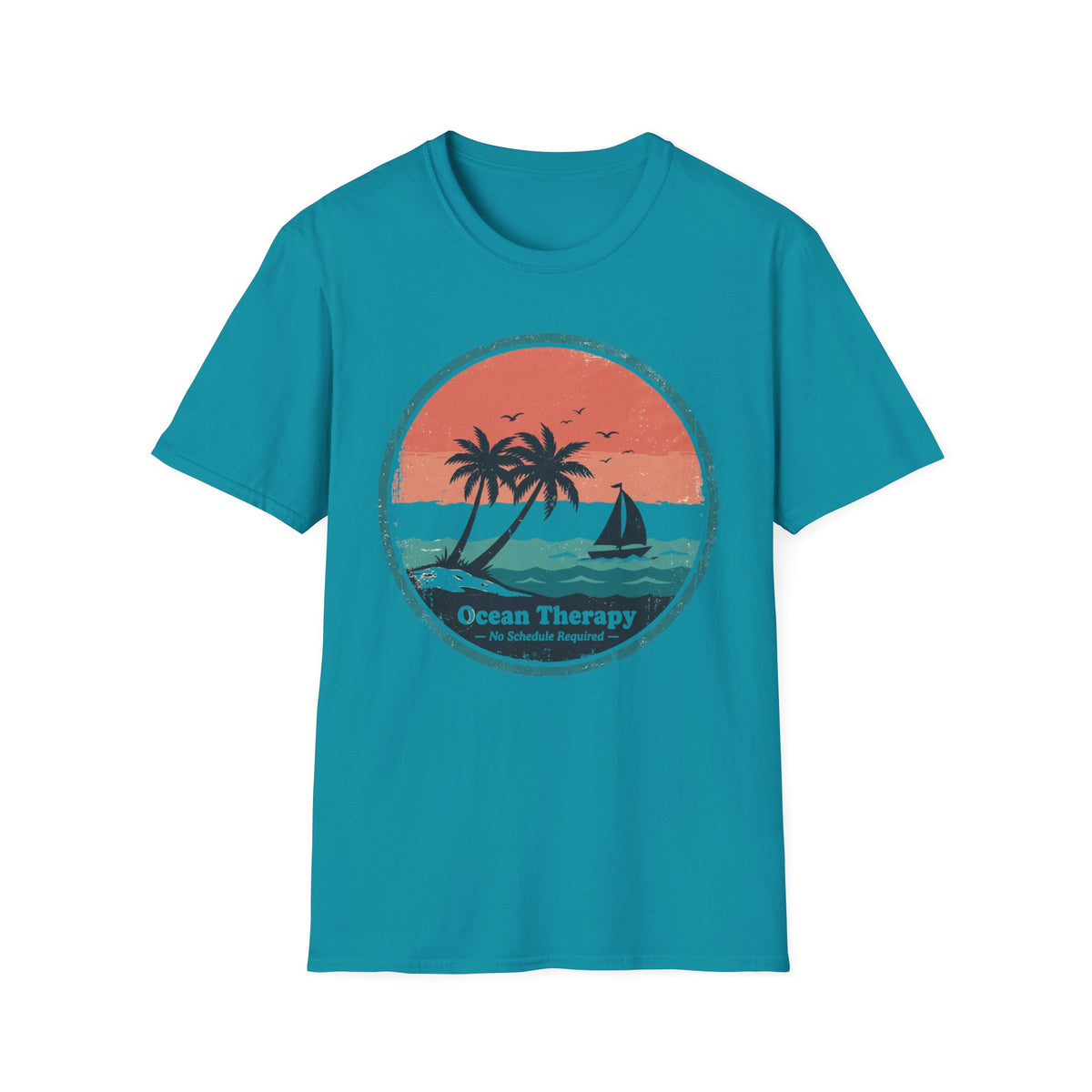 Ocean Therapy No Schedule Required T Shirt