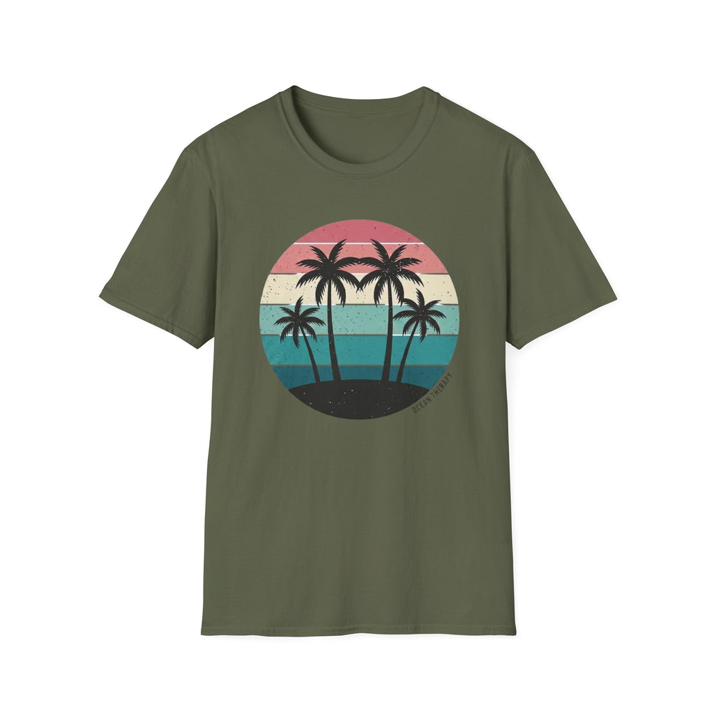 Ocean Therapy Sunset Palms T Shirt