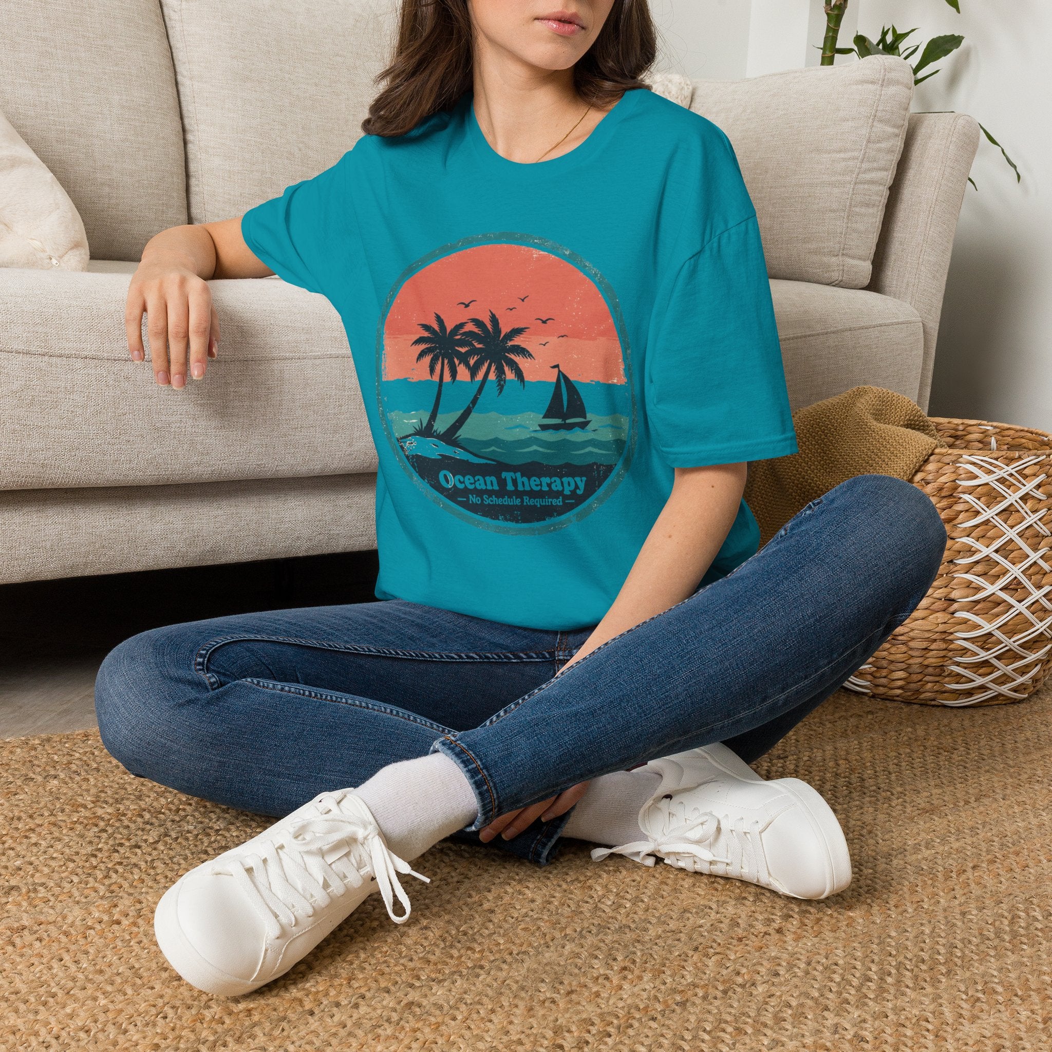 Ocean Therapy No Schedule Required T Shirt