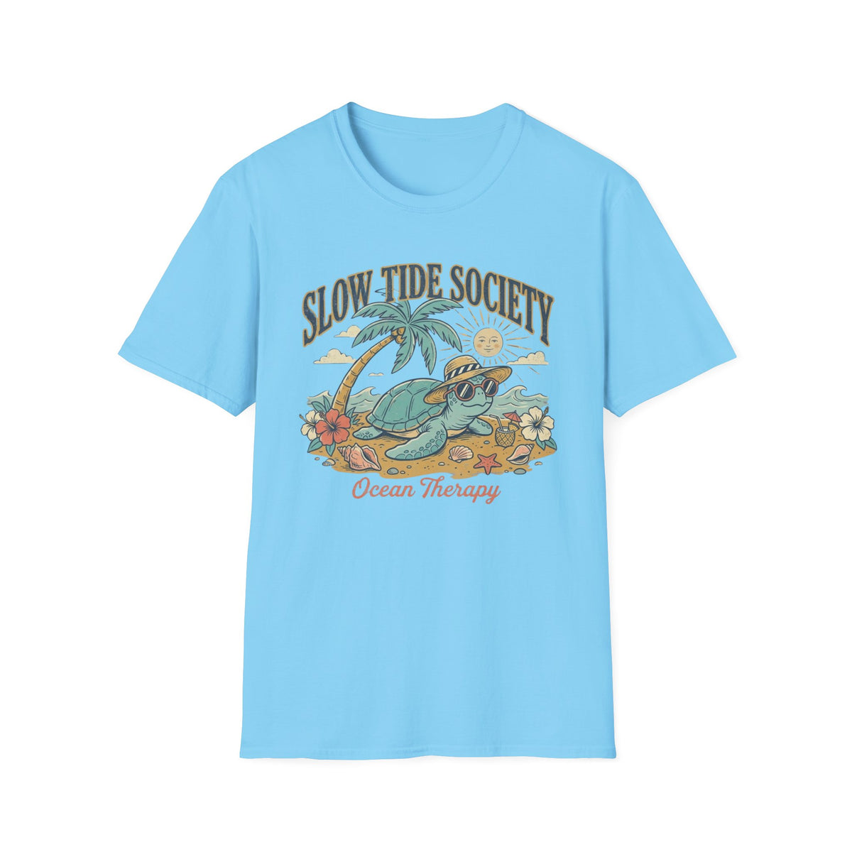 Ocean Therapy Slow Tide Society T Shirt