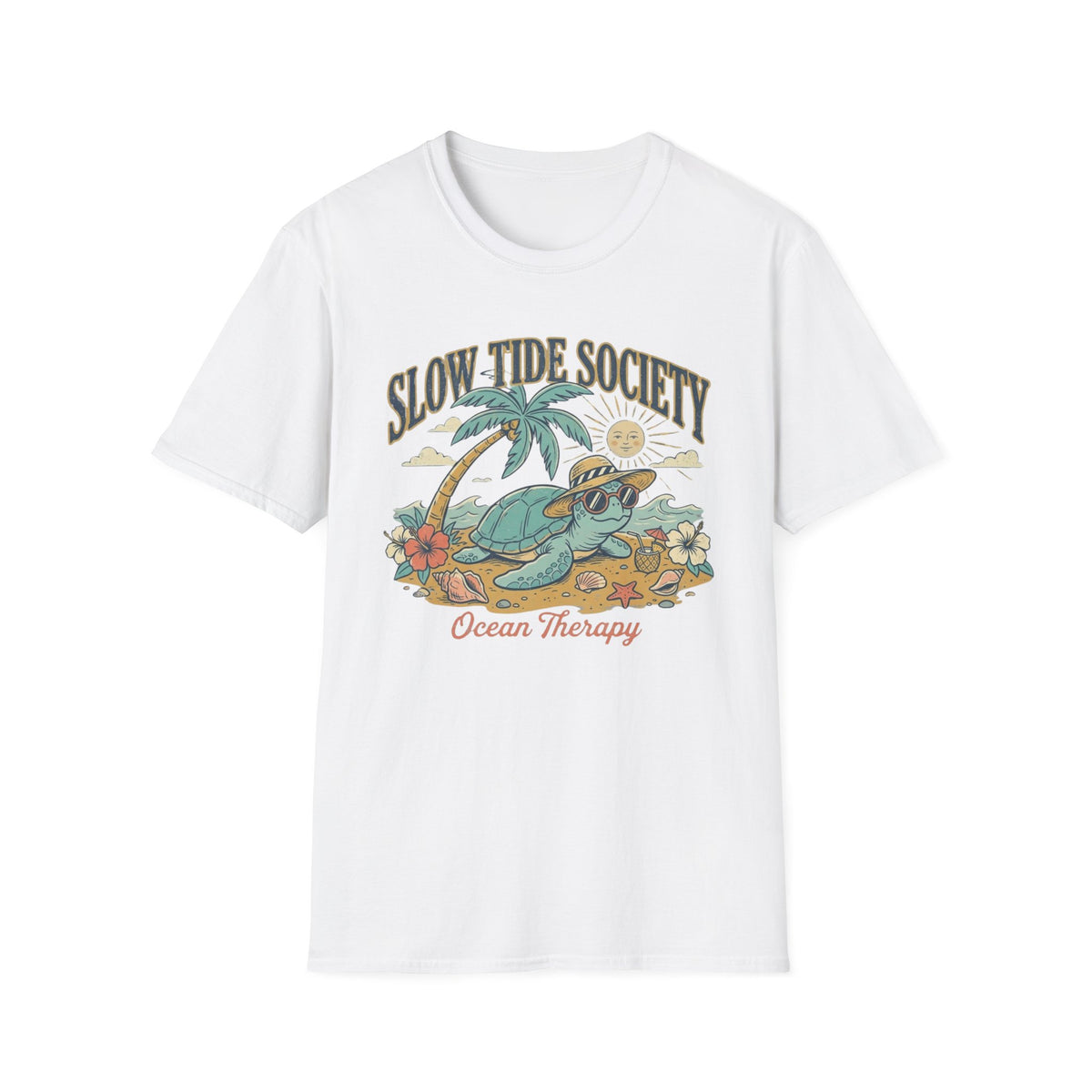 Ocean Therapy Slow Tide Society T Shirt