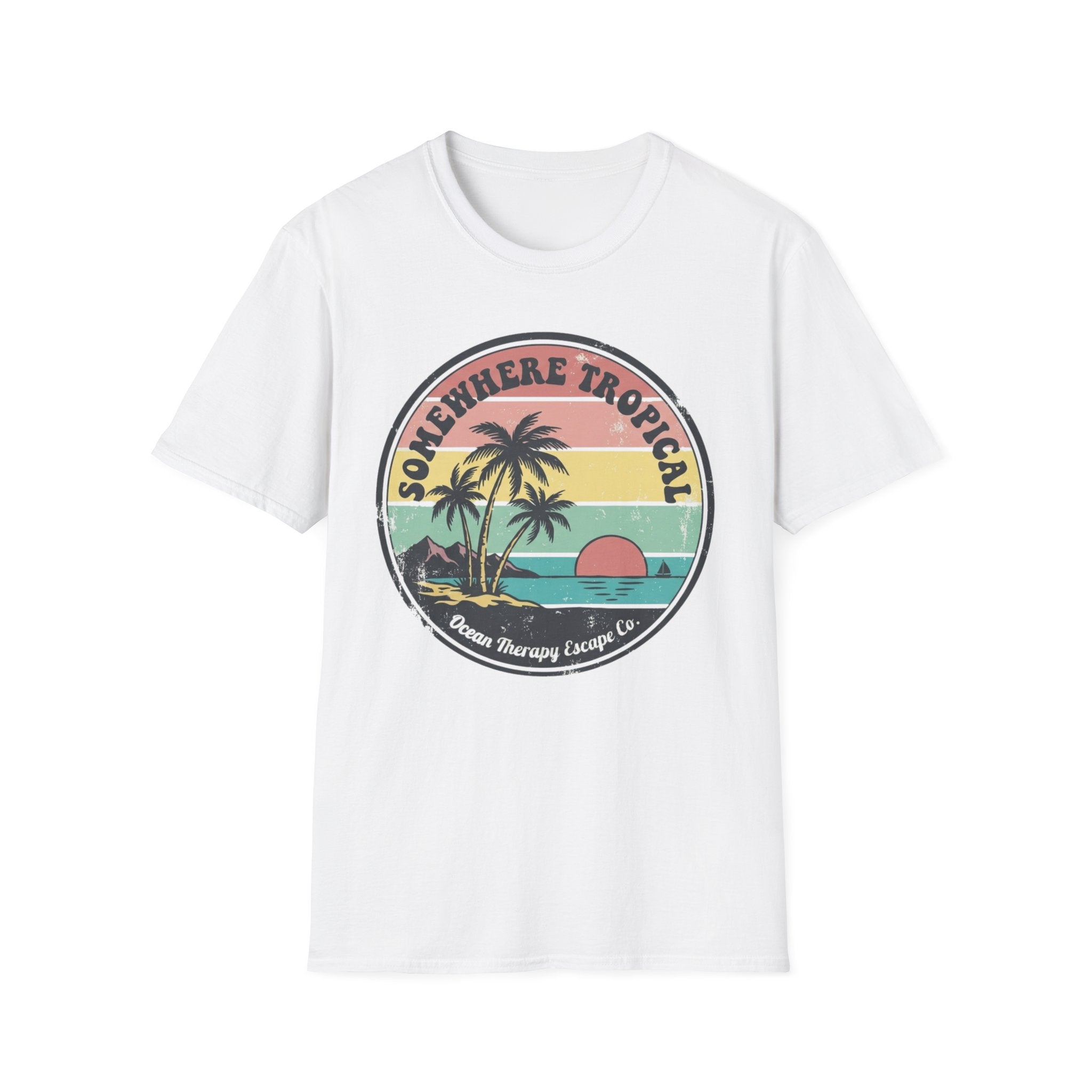 Ocean Therapy Somewhere Tropical T Shirt
