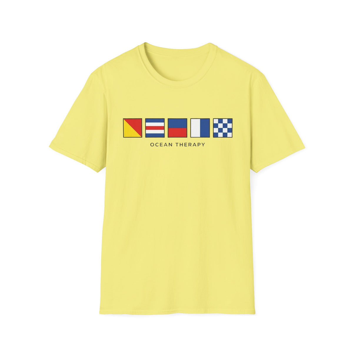 Ocean Therapy Nautical Flags T Shirt