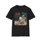 Salty But Unbothered Flamingo T-Shirt — Tropical Beach Vacation Tee