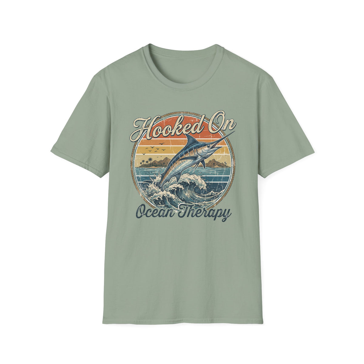 Ocean Therapy Be Where You're Happy T Shirt