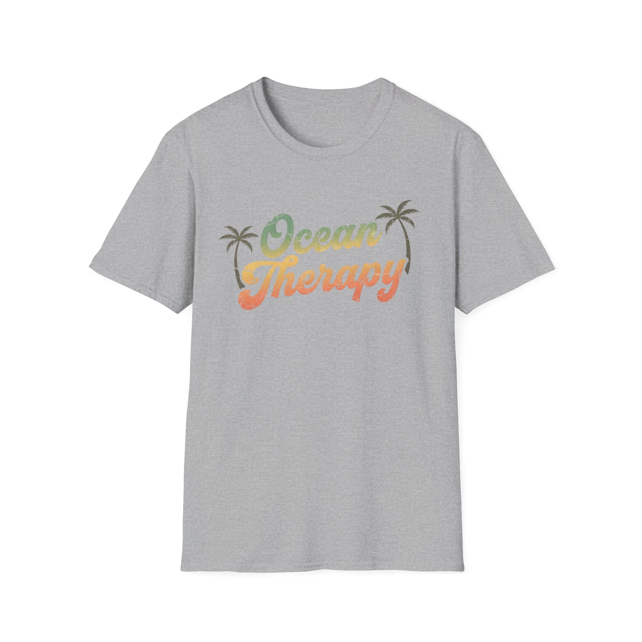 Ocean Therapy Rainbow Palm T Shirt