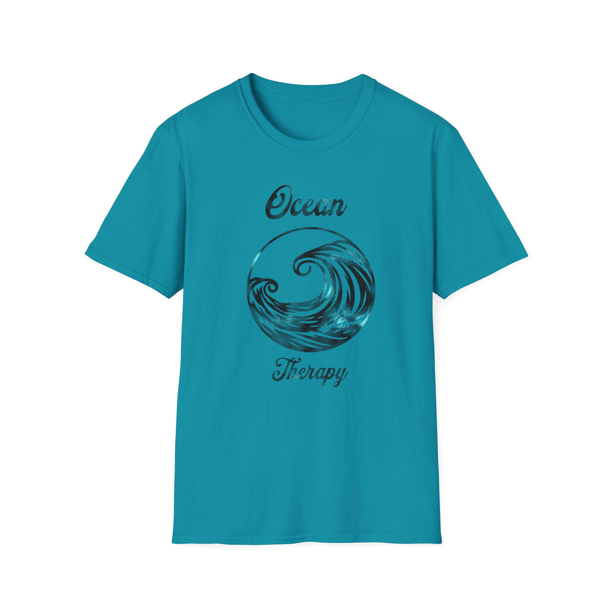 Ocean Therapy Halftone Wave T Shirt