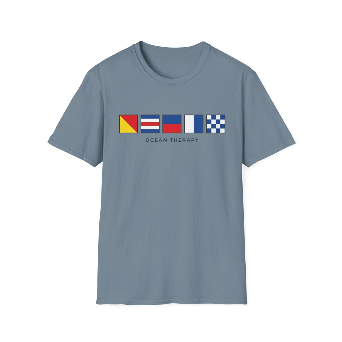 Ocean Therapy Nautical Flags T Shirt