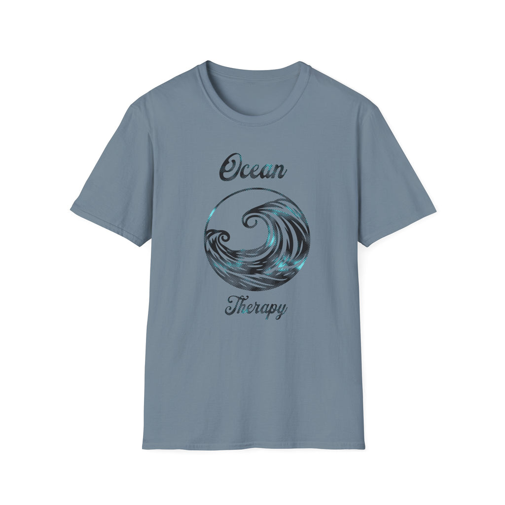 Ocean Therapy Halftone Wave T Shirt