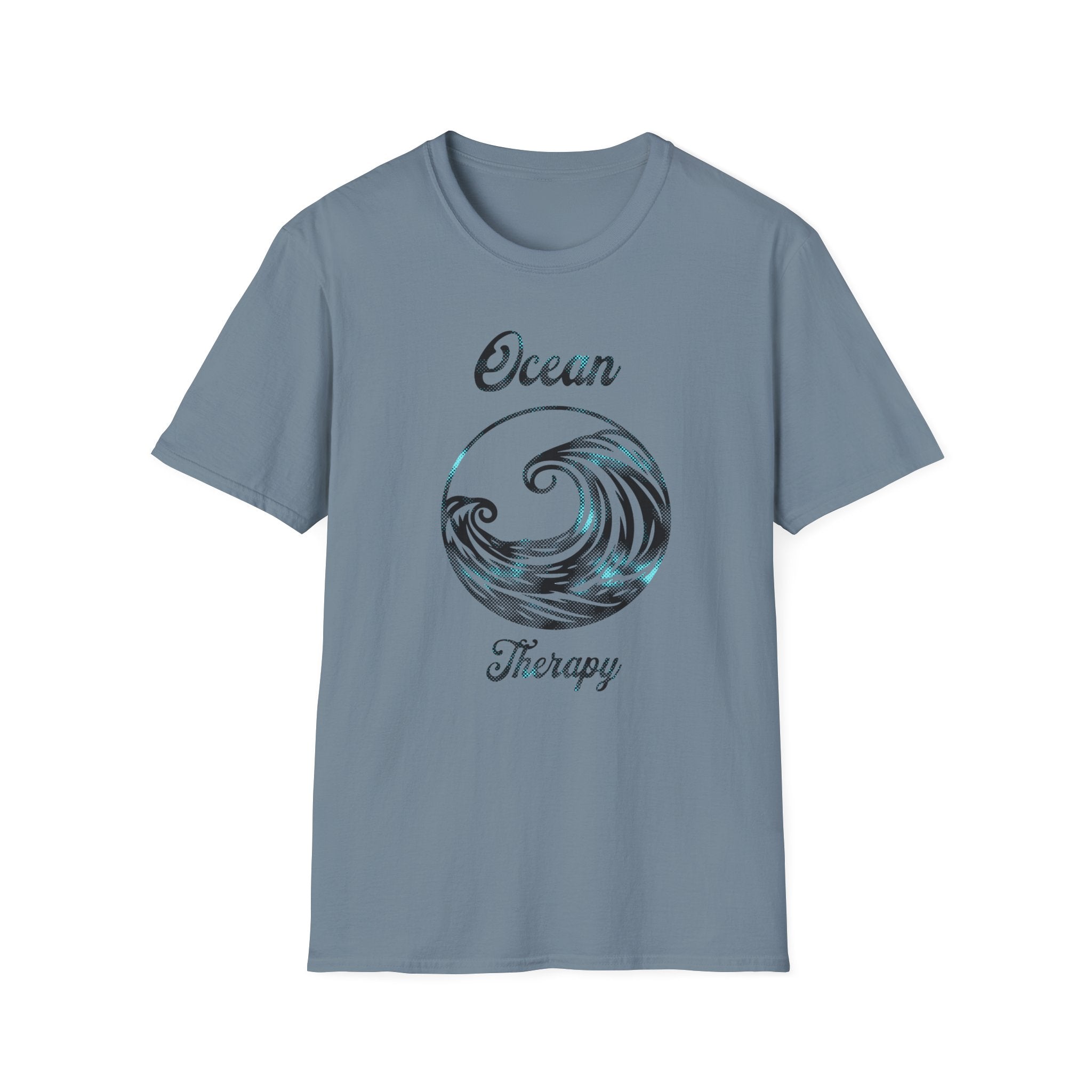 Ocean Therapy Halftone Wave T Shirt