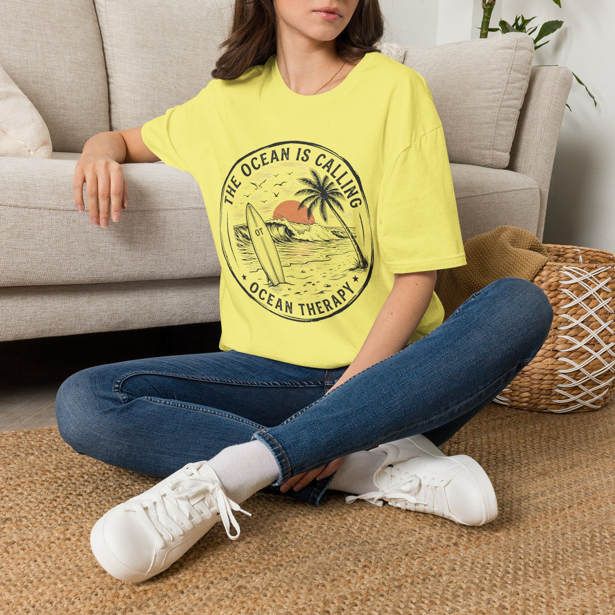 Ocean Therapy The Ocean Is Calling T Shirt