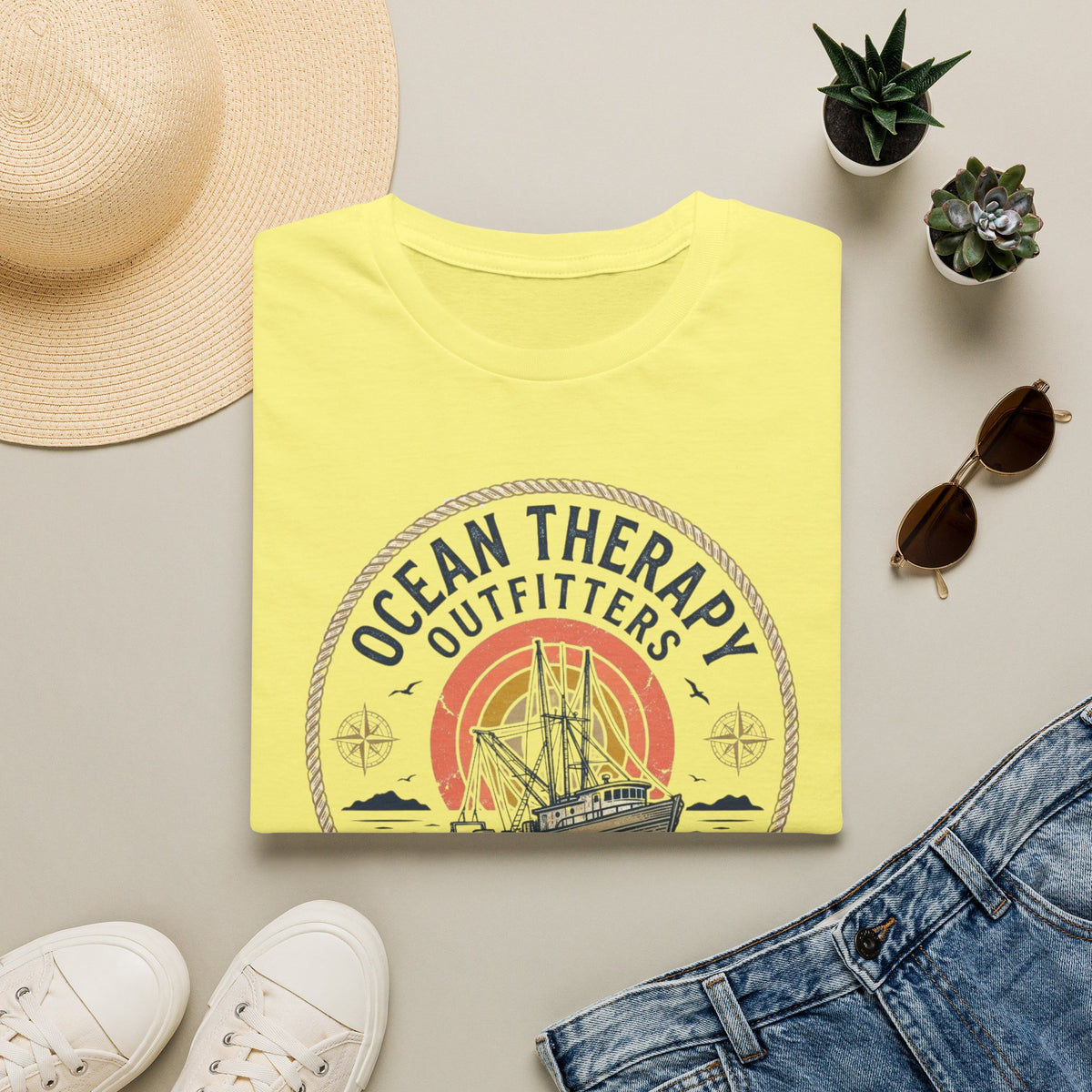 Ocean Therapy Coastal Goods T Shirt