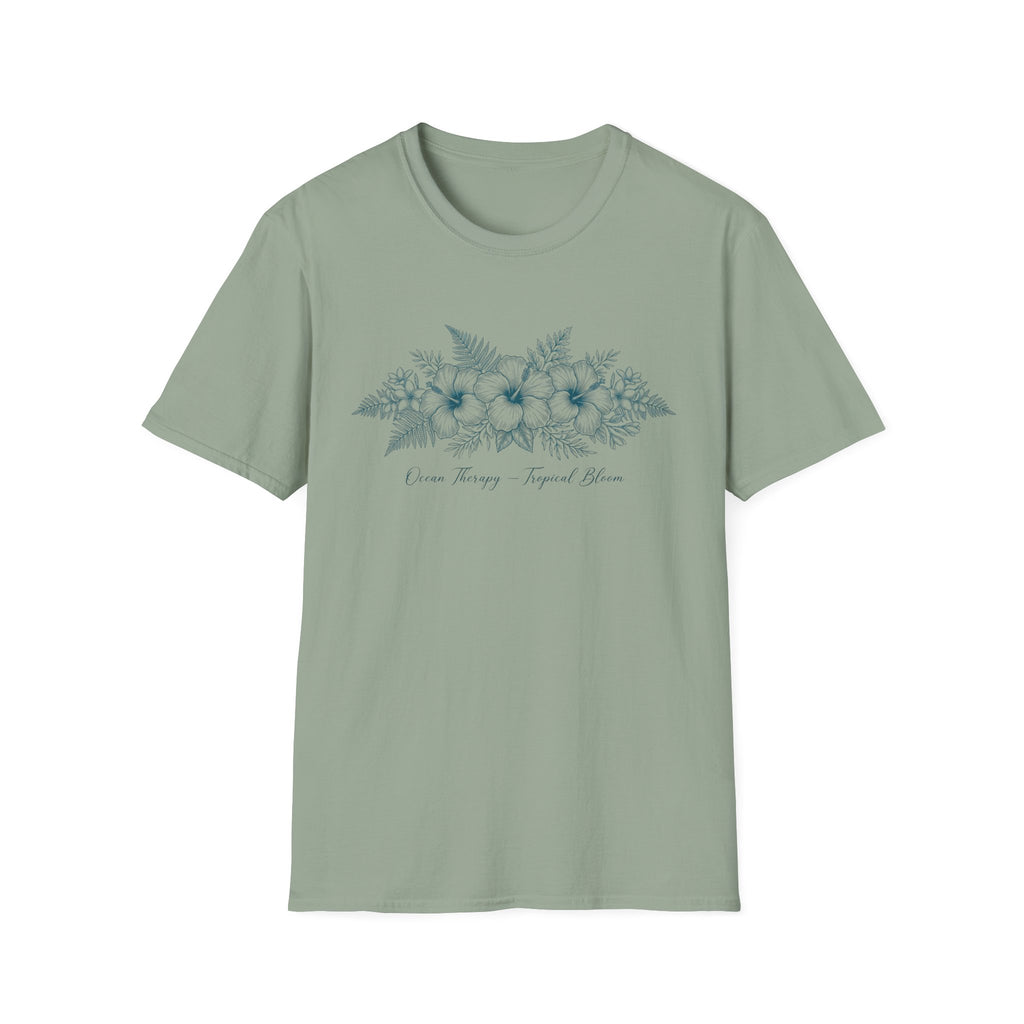 Ocean Therapy Tropical Bloom 1 Color T Shirt