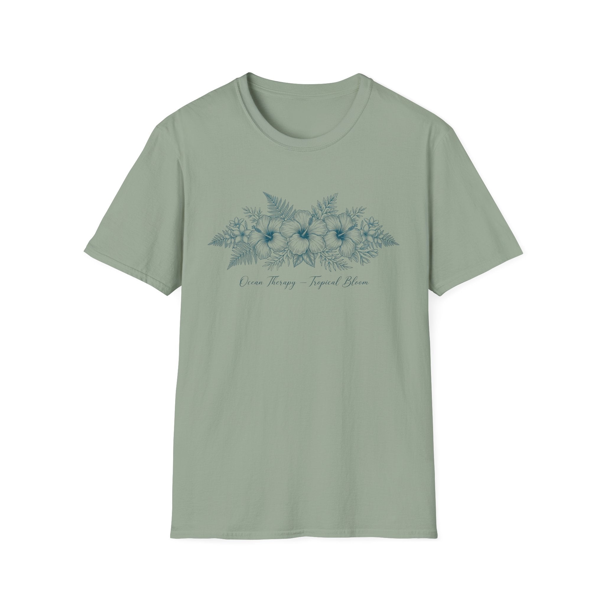 Ocean Therapy Tropical Bloom 1 Color T Shirt