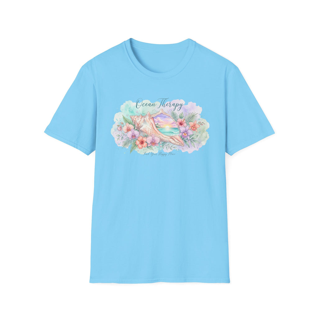 Ocean Therapy Happy Place Shell T Shirt