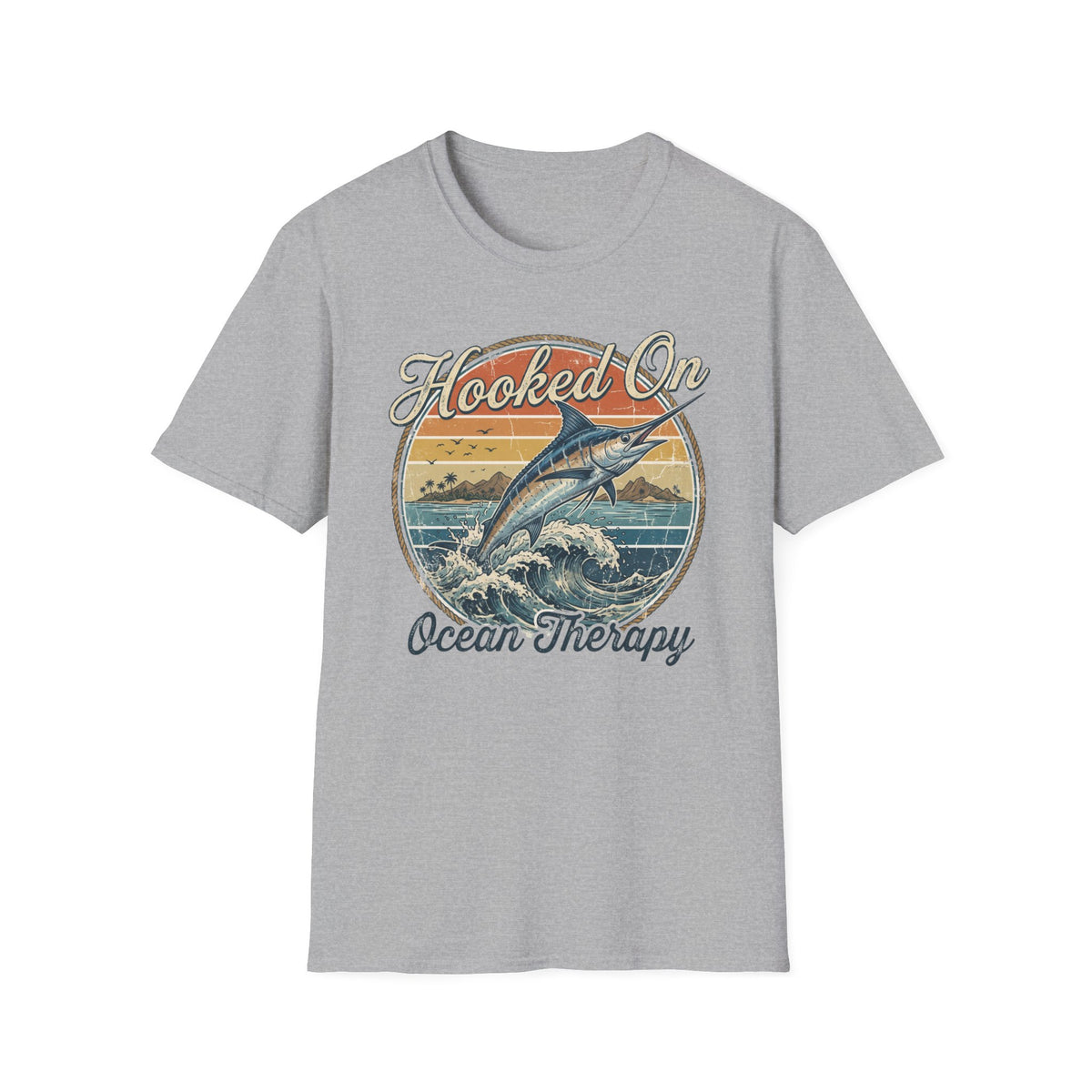Ocean Therapy Be Where You're Happy T Shirt