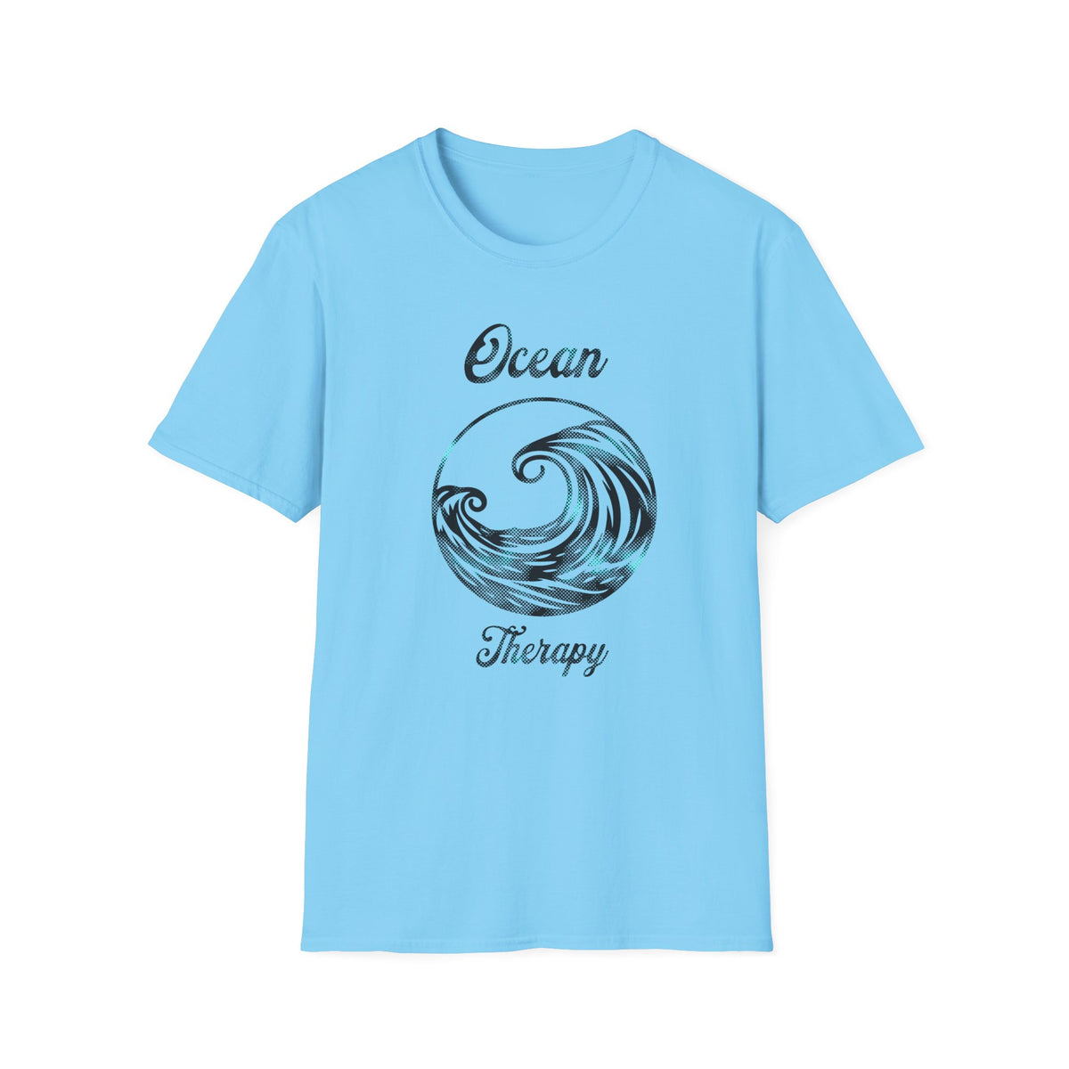 Ocean Therapy Halftone Wave T Shirt