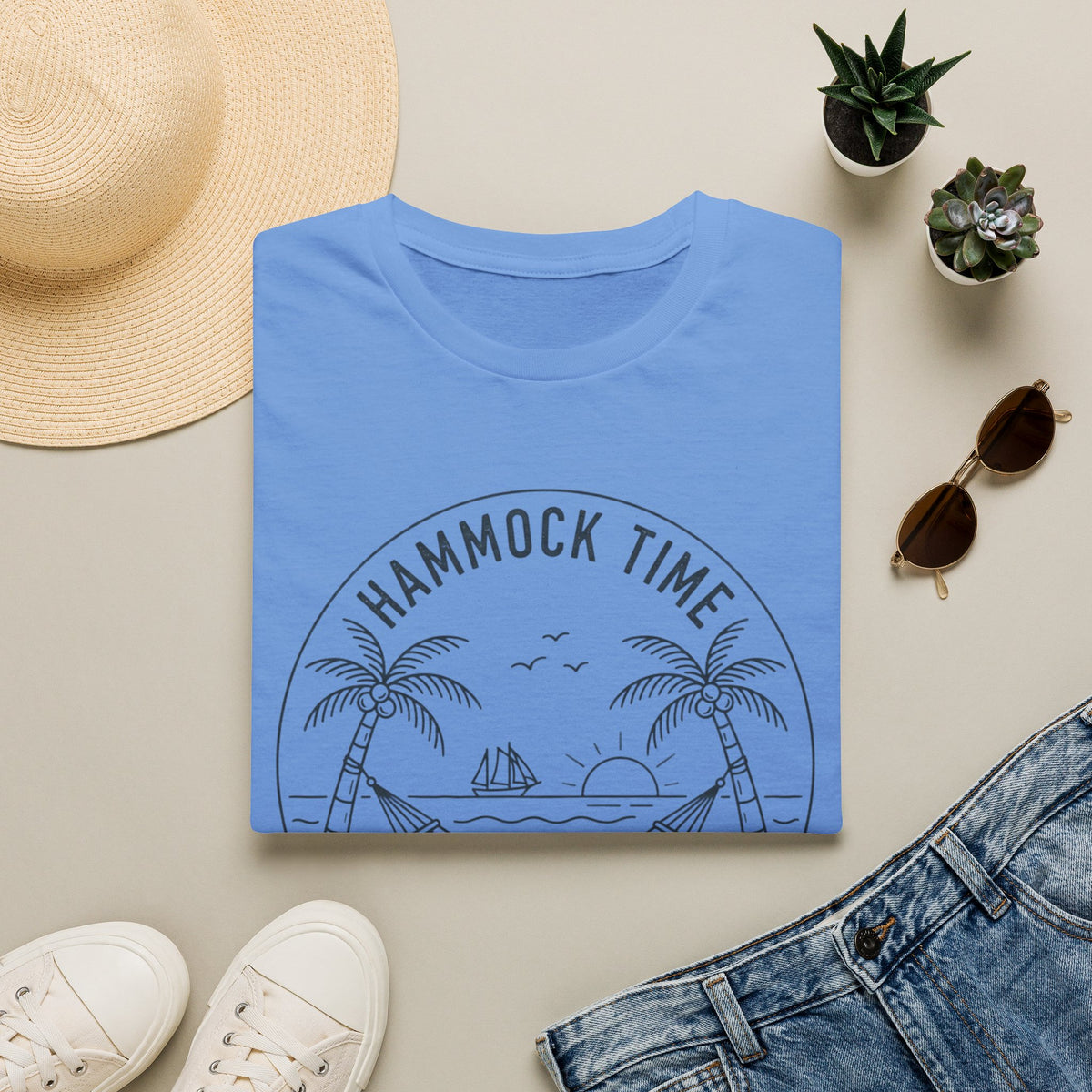 Ocean Therapy Hammock Time T Shirt