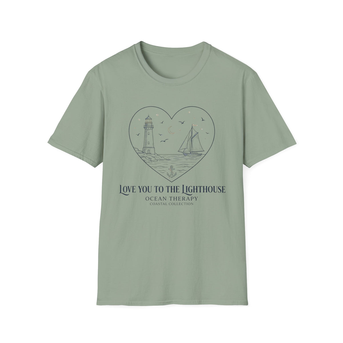 Ocean Therapy Love You To The Lighthouse T Shirt