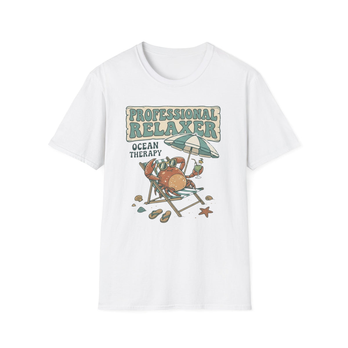 Ocean Therapy Professional Relaxer Crab T Shirt