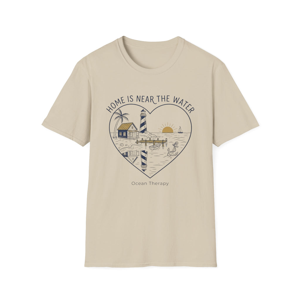 Ocean Therapy Home Is Near The Water T Shirt