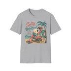 Salty But Unbothered Flamingo T-Shirt — Tropical Beach Vacation Tee