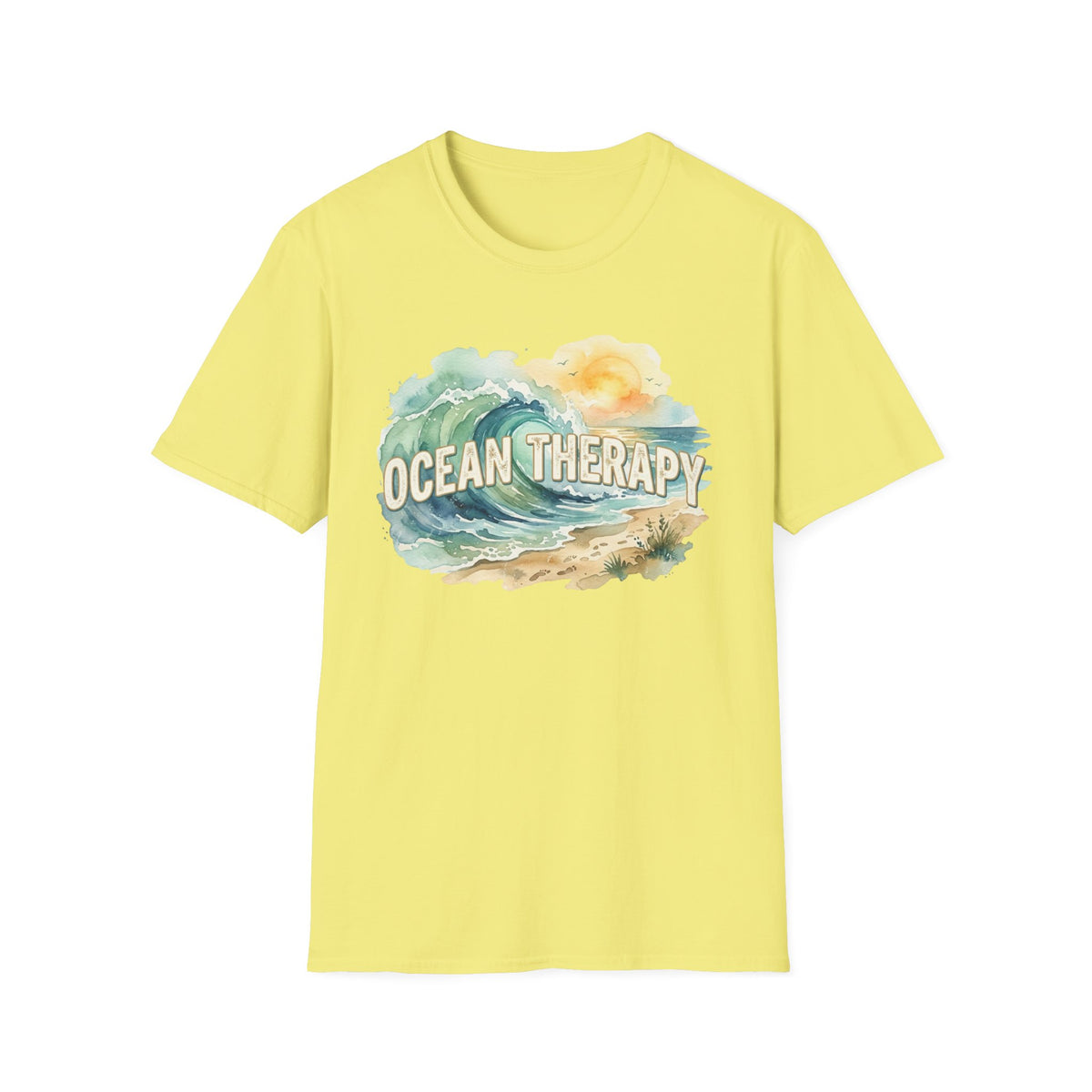 Ocean Therapy Beach Wave T Shirt