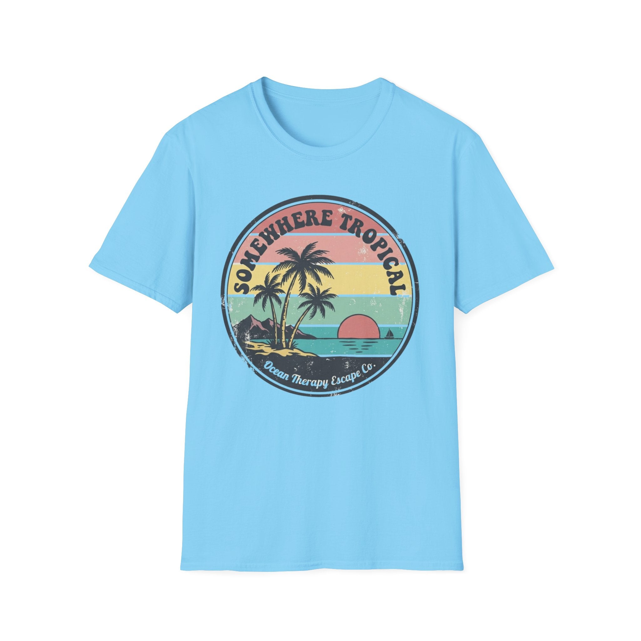Ocean Therapy Somewhere Tropical T Shirt