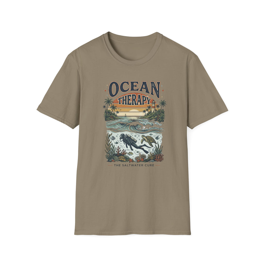 Ocean Therapy Beach Wave T-Shirt