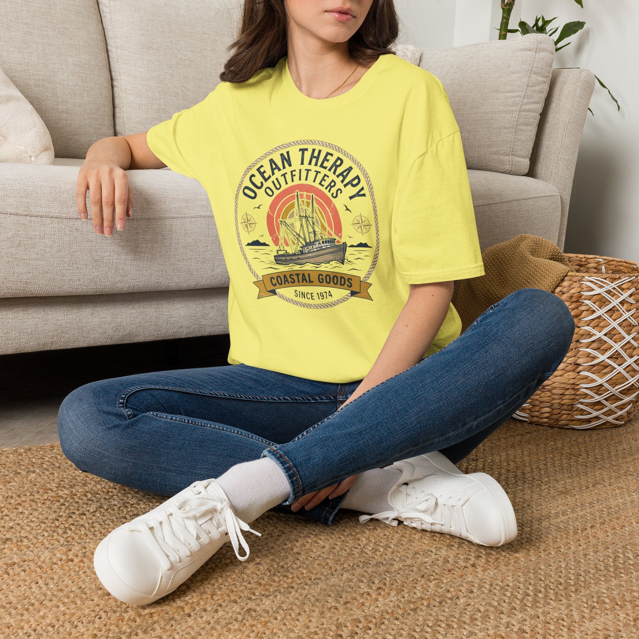 Ocean Therapy Coastal Goods T Shirt