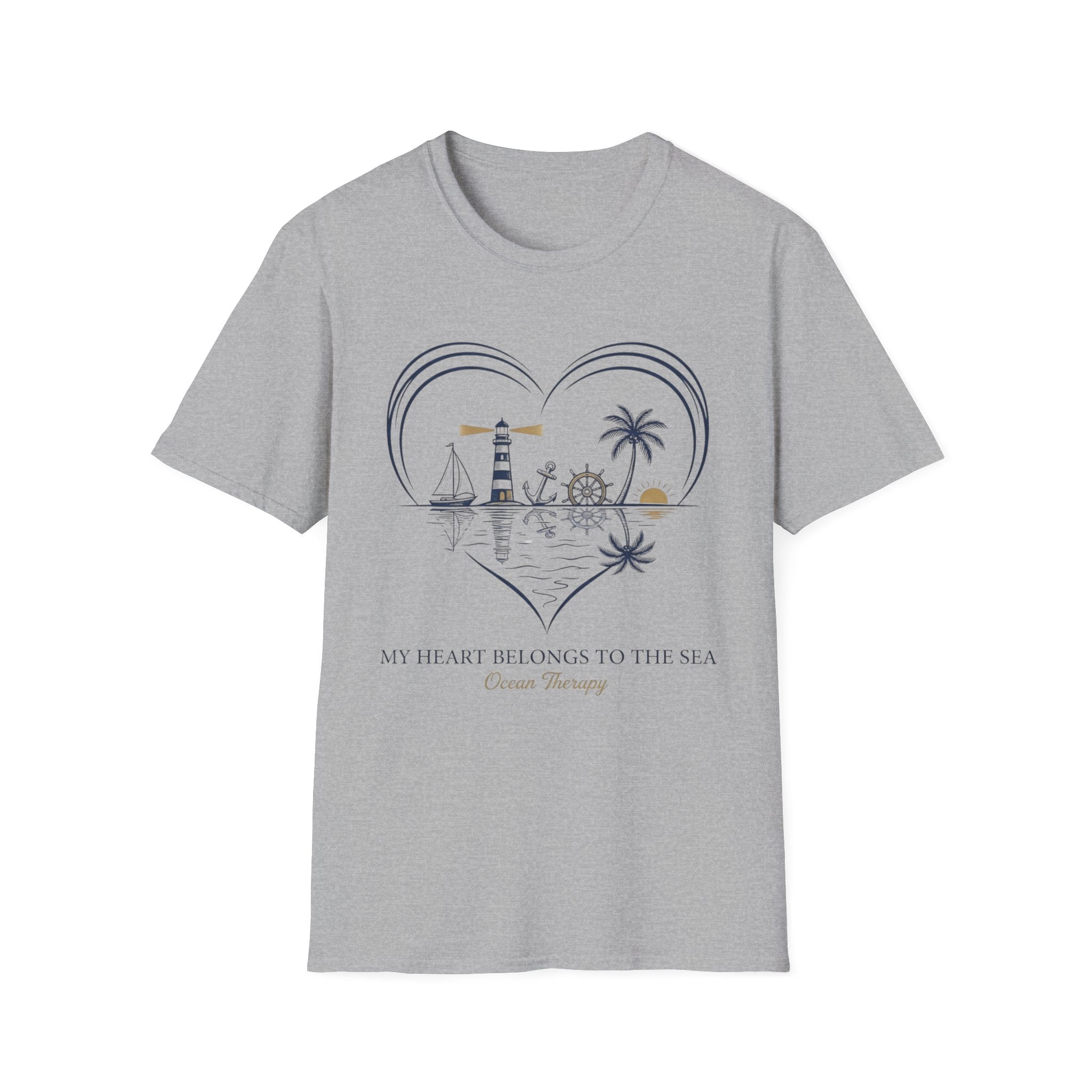 Ocean Therapy My Heart Belongs To The Sea T Shirt