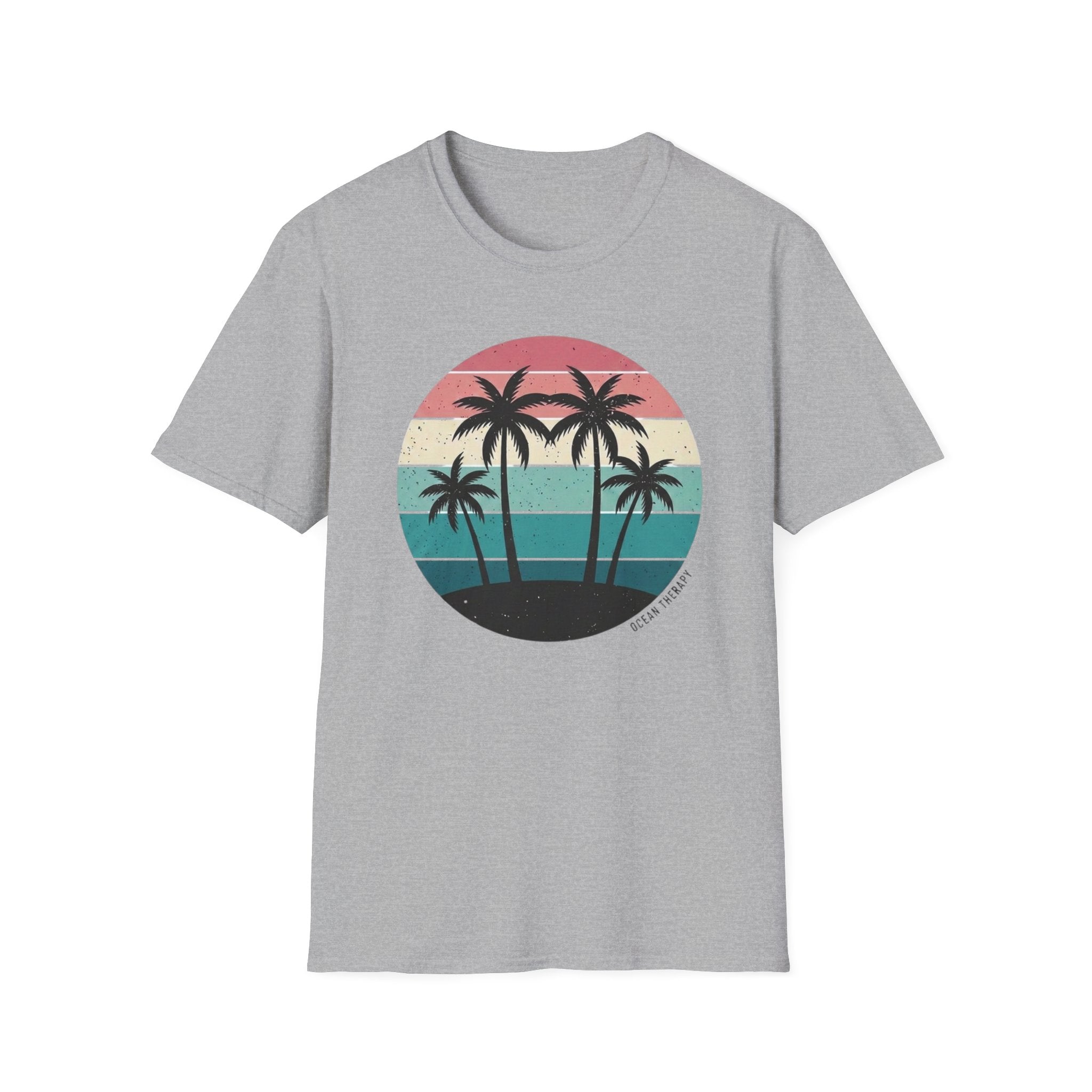 Ocean Therapy Sunset Palms T Shirt