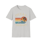 Ocean Therapy Vintage Sunset Palm Tree T-Shirt
