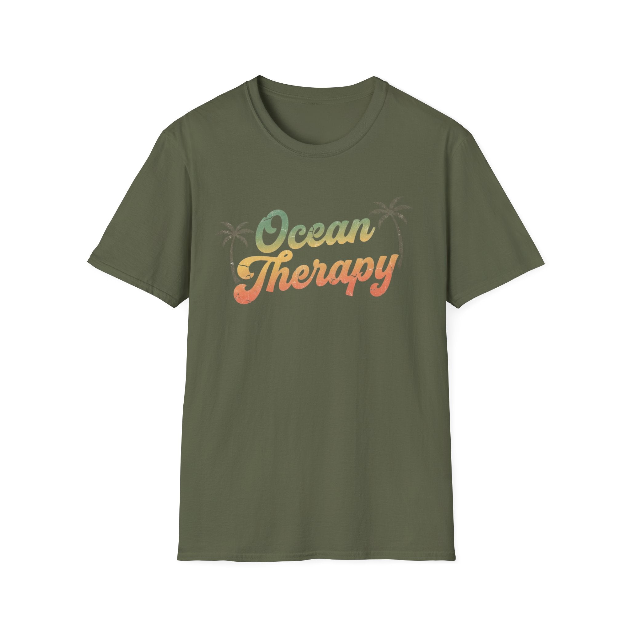 Ocean Therapy Rainbow Palm T Shirt