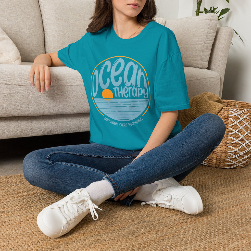Ocean Therapy Saltwater Cures Everything T Shirt