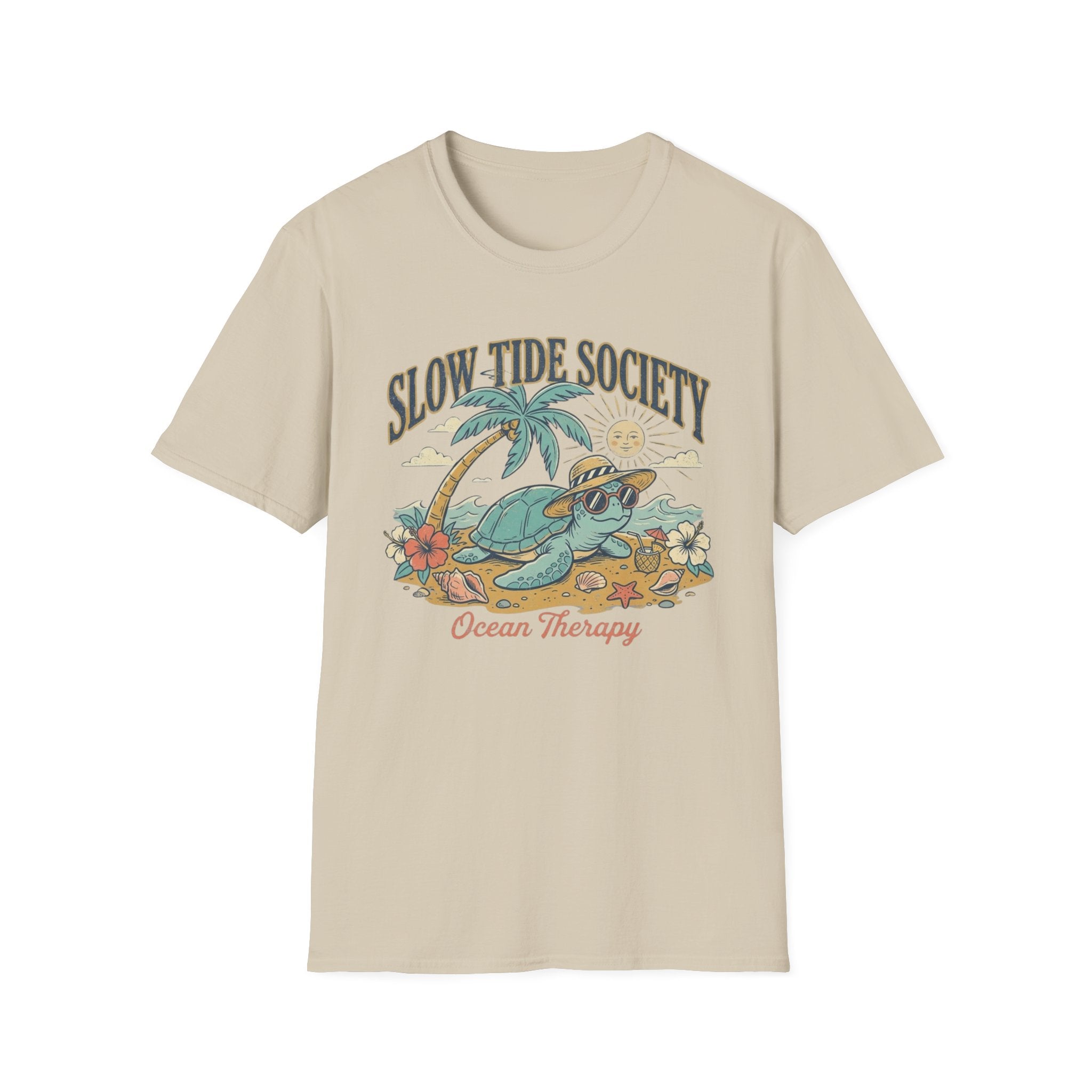Ocean Therapy Slow Tide Society T Shirt