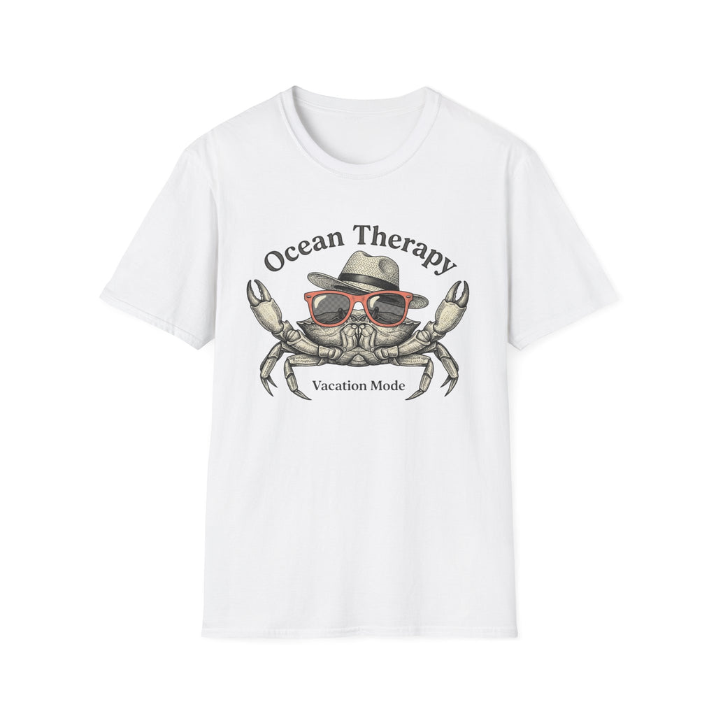 Ocean Therapy Vacation Mode Crab T Shirt