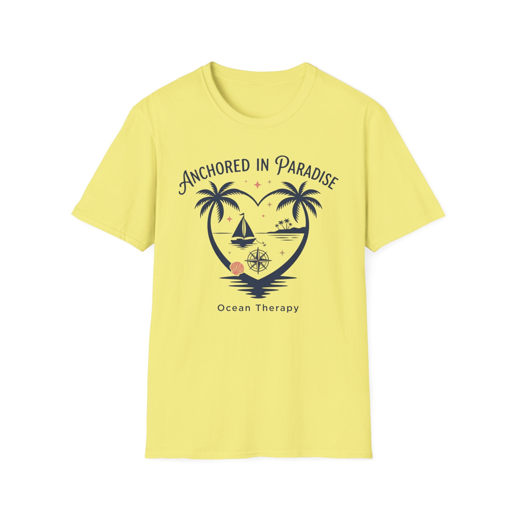 Ocean Therapy Anchored In Paradise T Shirt