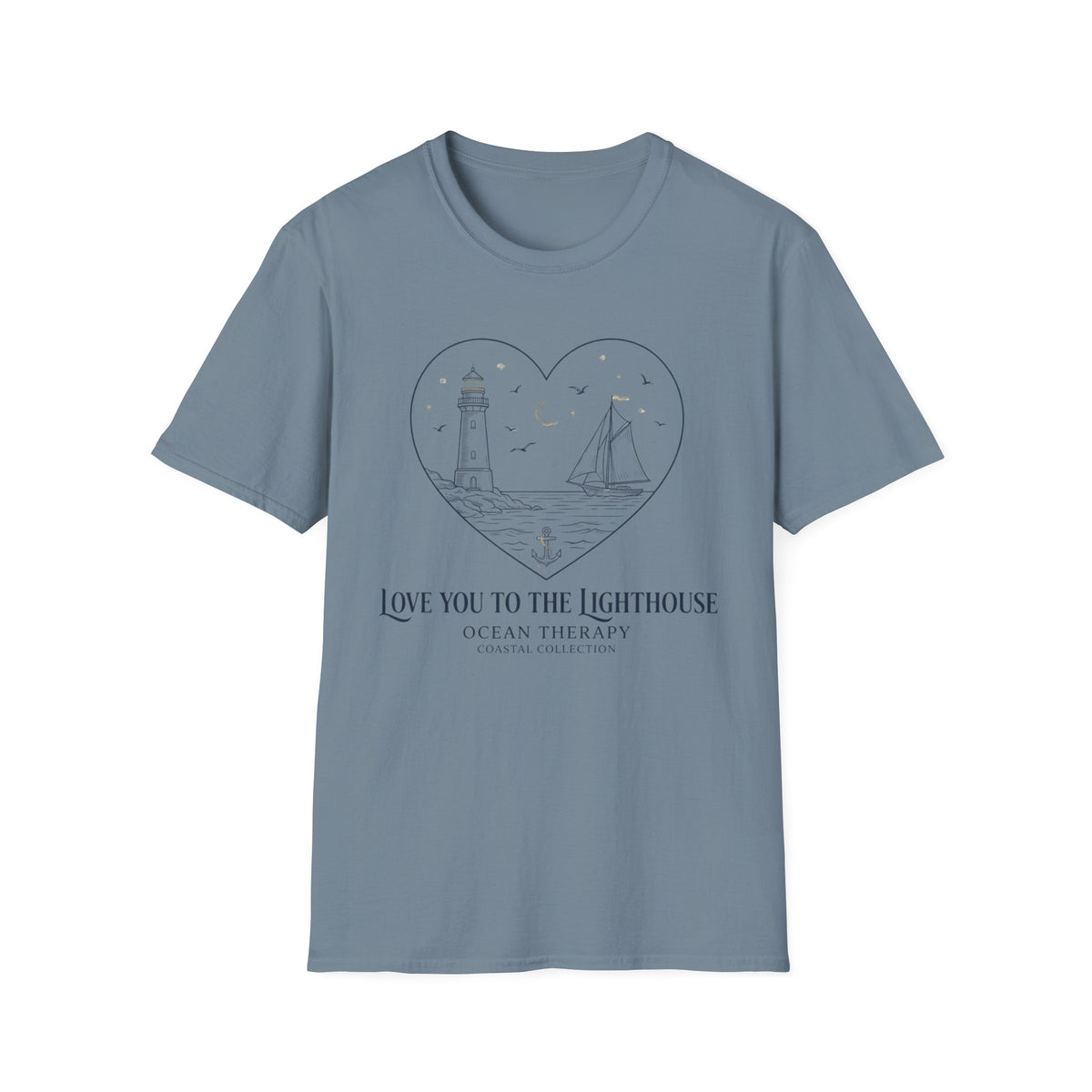 Ocean Therapy Love You To The Lighthouse T Shirt