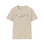 Palm Tree Illustration T‑Shirt — Botanical Palm Species Diagram Tee