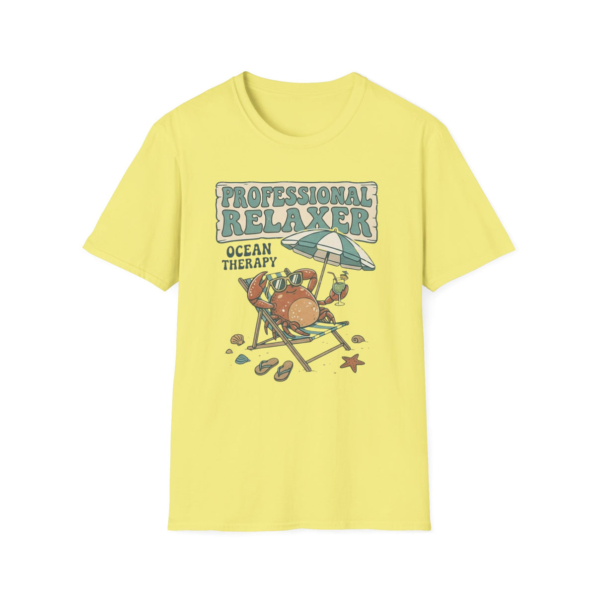 Ocean Therapy Professional Relaxer Crab T Shirt