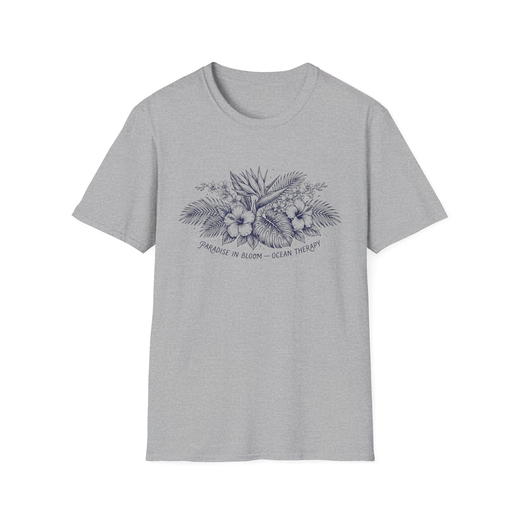 Ocean Therapy Paradise In Bloom T Shirt