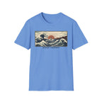 Ocean Therapy T-Shirt — Vintage Wave Sunset Graphic Tee
