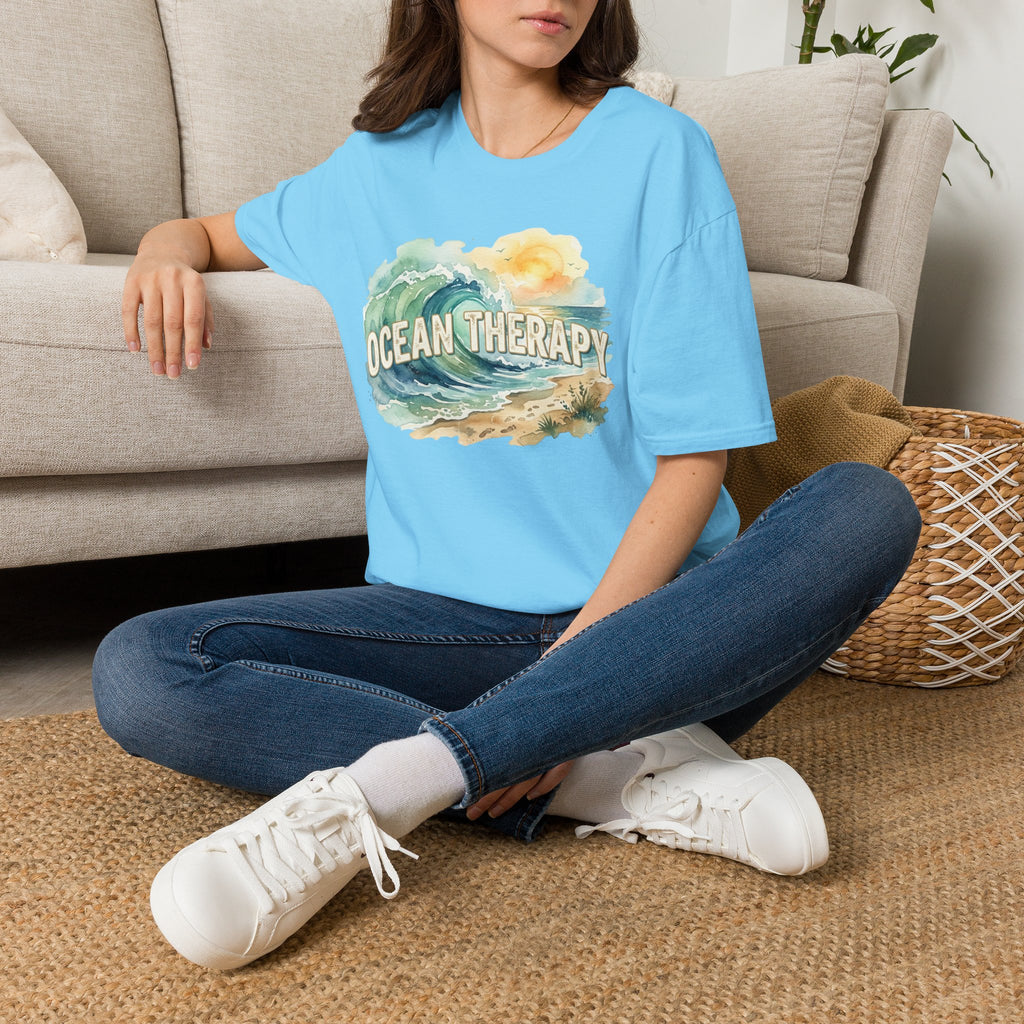 Ocean Therapy Beach Wave T Shirt