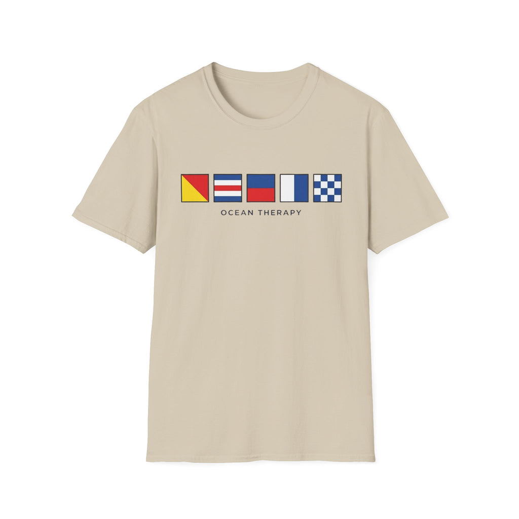 Ocean Therapy Nautical Flags T Shirt