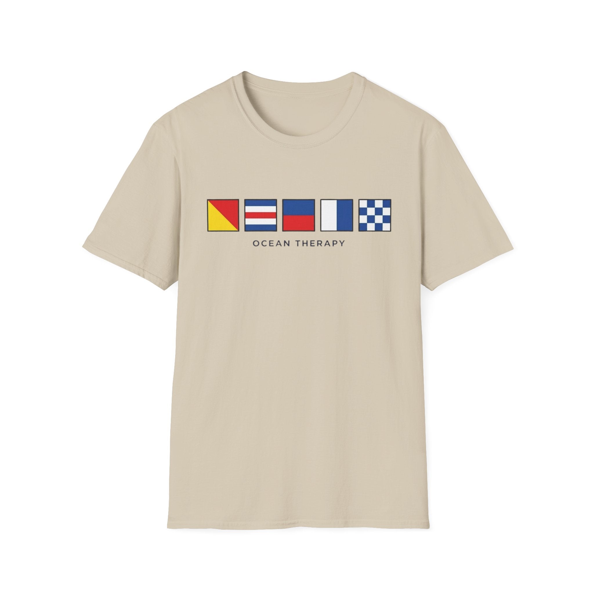 Ocean Therapy Nautical Flags T Shirt