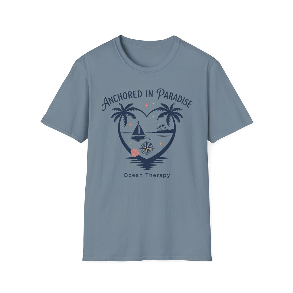 Ocean Therapy Anchored In Paradise T Shirt