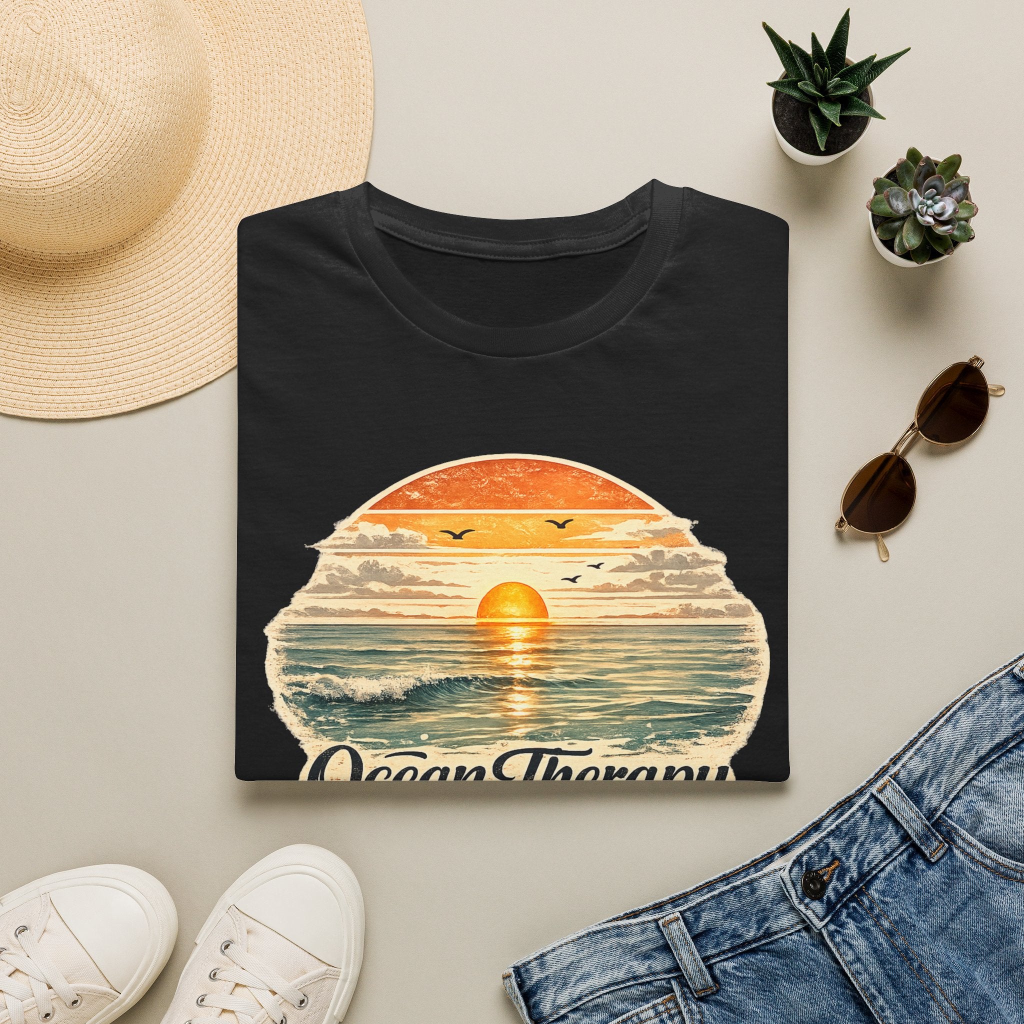 Ocean Therapy Where My Mind Finds Peace T Shirt