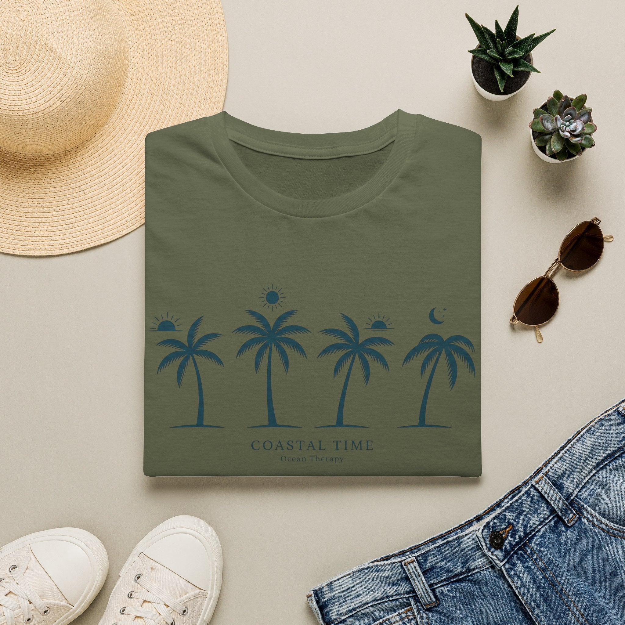Ocean Therapy Coastal Time T Shirt
